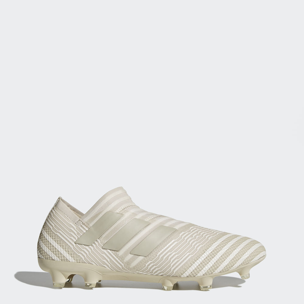 Adidas Nemeziz 17+ 360 Agility Firm Ground - ποδοσφαιρικα παπουτσια ανδρικα - Καφε/Ασπρα,Μέγεθος: EU